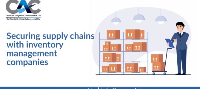 Securing supply chains with inventory management companies