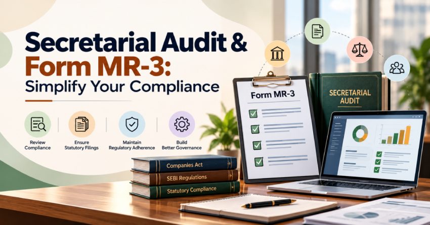 Secretarial Audit & Form MR-3 - Simplify Your Compliance