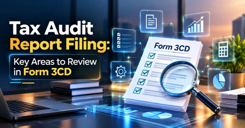 Tax Audit Report Filing - Key Areas to Review in Form 3CD