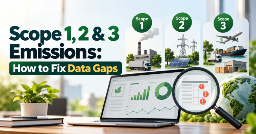 Scope 1, 2 & 3 Emissions: How to Fix Data Gaps